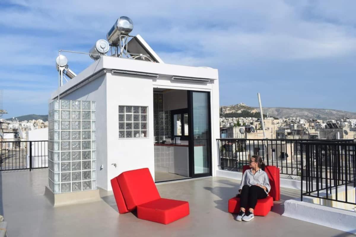 Rooftop Studio Breathtaking Views By Ghh Athene Buitenkant foto